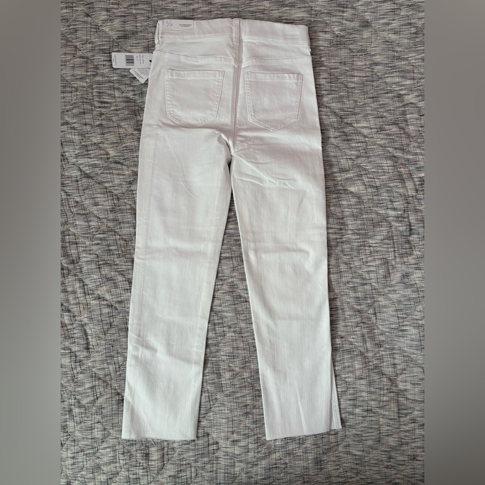 Liverpool The Crop Straight Leg Jeans Sz 0/25 | Liverpool The Crop White Jeans- - Picture 3 of 12